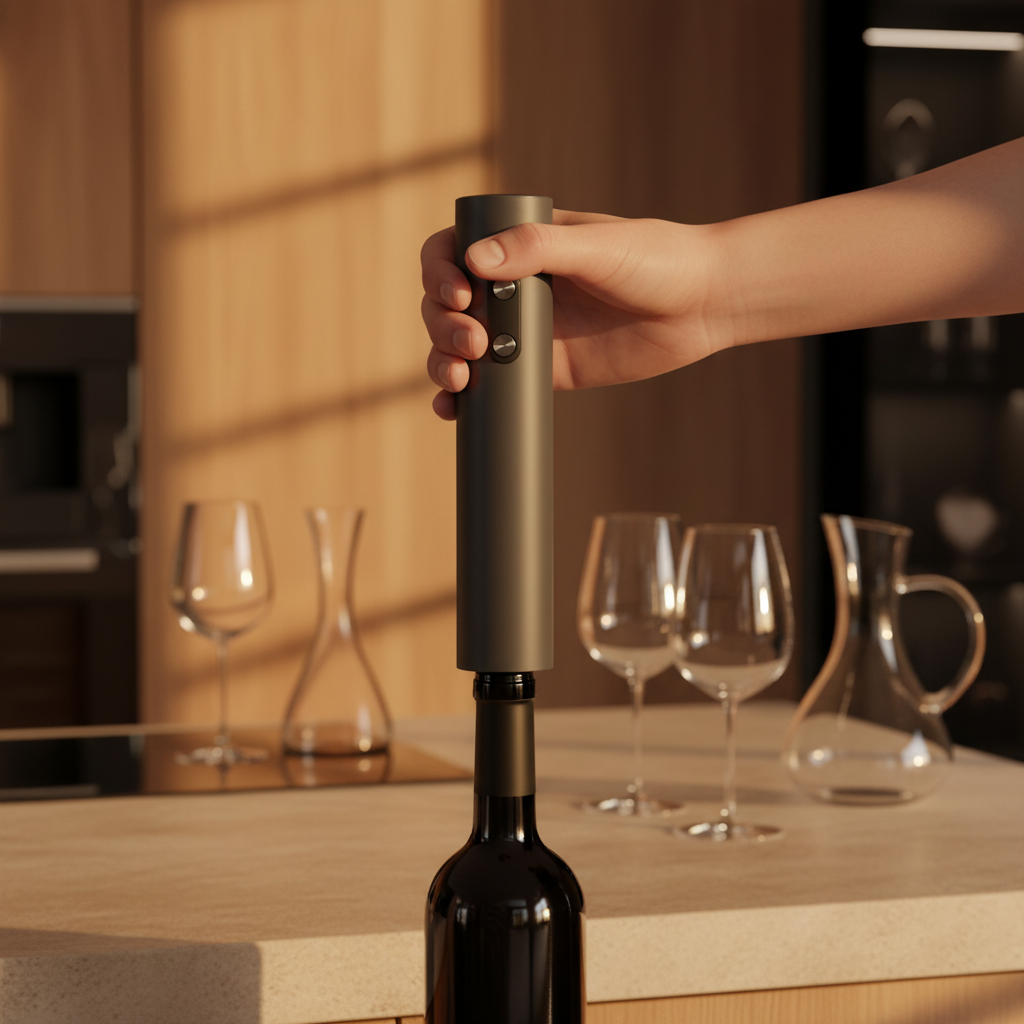 Pack Sommelier Premium  –  Tire-bouchon Électrique & Conservation du Vin
