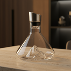 Carafe Premium à Relief – Aération, Filtration & Service Œnologique